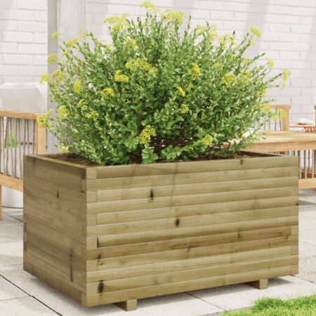 vidaXL plantekasse 90x60x49,5 cm imprægneret fyrretræ