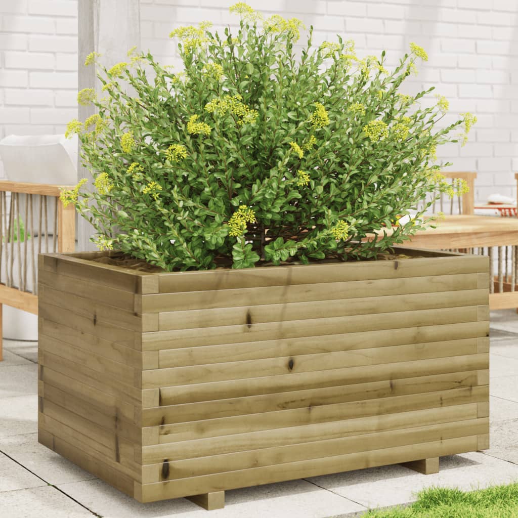 vidaXL plantekasse 90x60x49,5 cm imprægneret fyrretræ vidaXL plantekasse 90x60x49,5 cm imprægneret fyrretræ