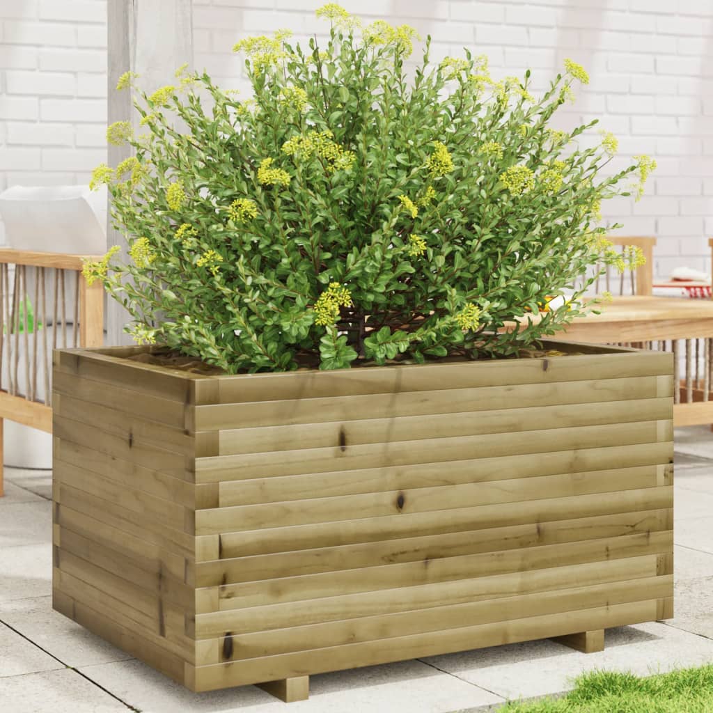 vidaXL plantekasse 90x60x49,5 cm imprægneret fyrretræ vidaXL plantekasse 90x60x49,5 cm imprægneret fyrretræ