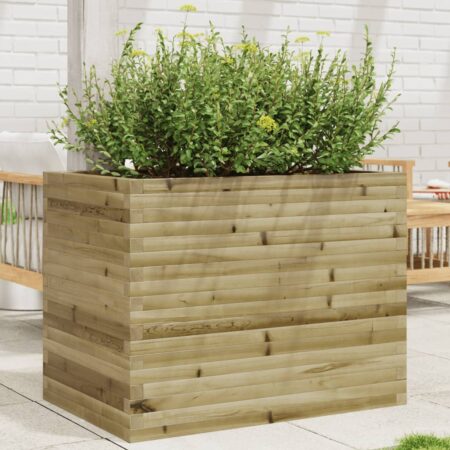 vidaXL plantekasse 90x60x68,5 cm imprægneret fyrretræ