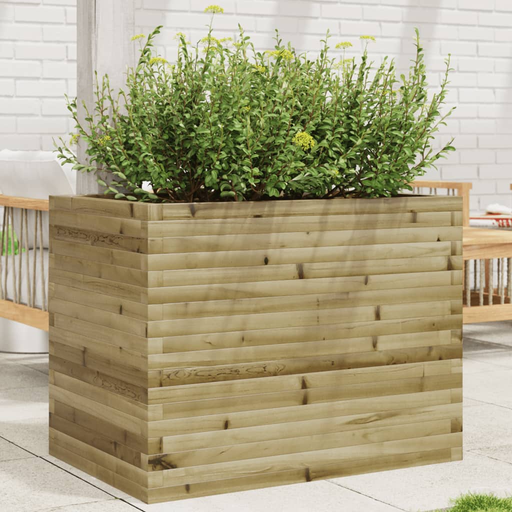 vidaXL plantekasse 90x60x68,5 cm imprægneret fyrretræ vidaXL plantekasse 90x60x68,5 cm imprægneret fyrretræ