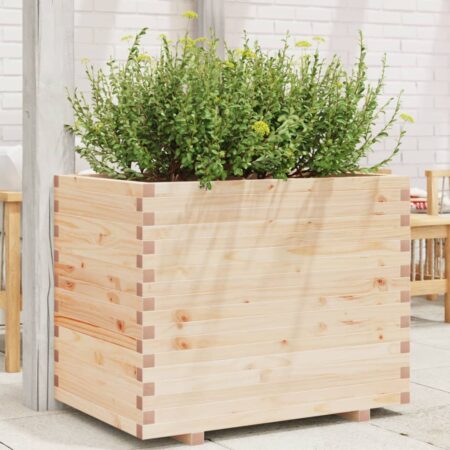 vidaXL plantekasse 90x60x72 cm massivt fyrretræ