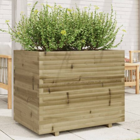 vidaXL plantekasse 90x60x72,5 cm imprægneret fyrretræ