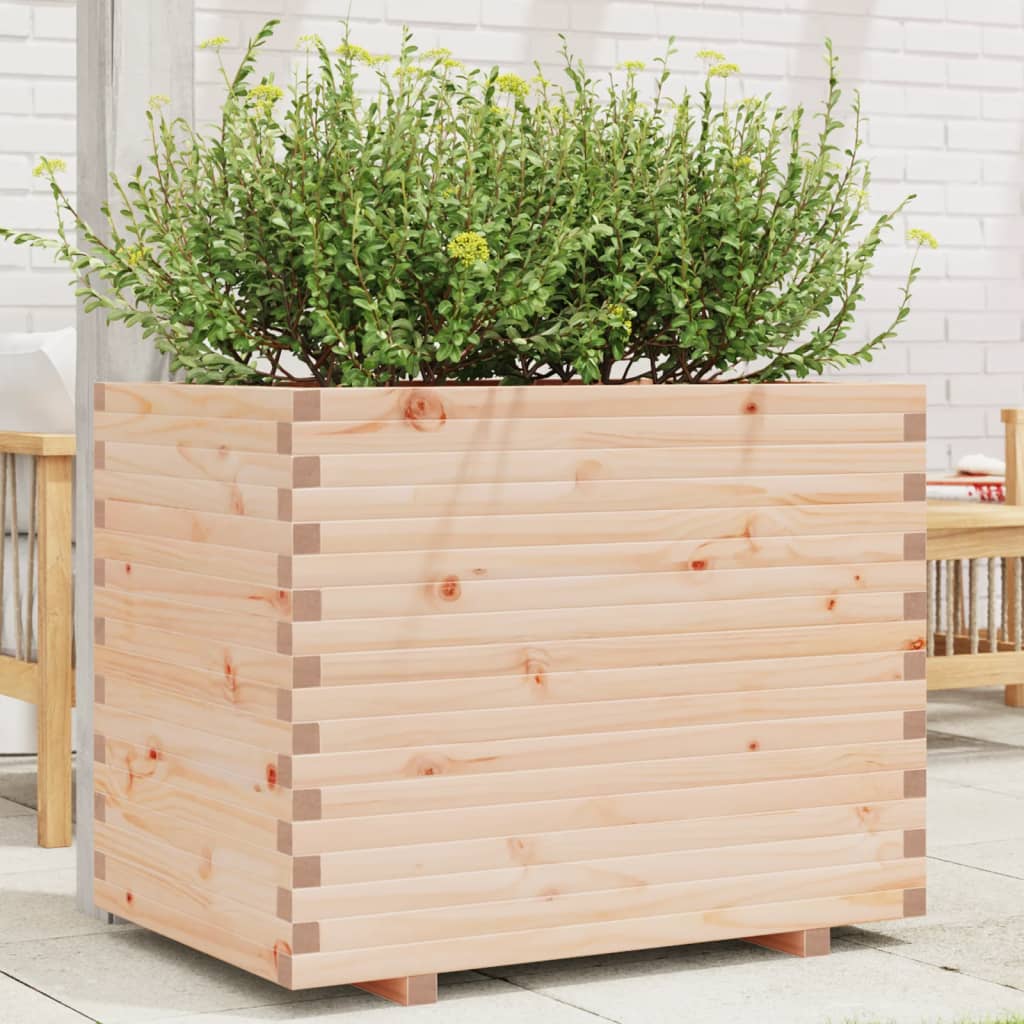 vidaXL plantekasse 90x60x72,5 cm massivt fyrretræ vidaXL plantekasse 90x60x72,5 cm massivt fyrretræ