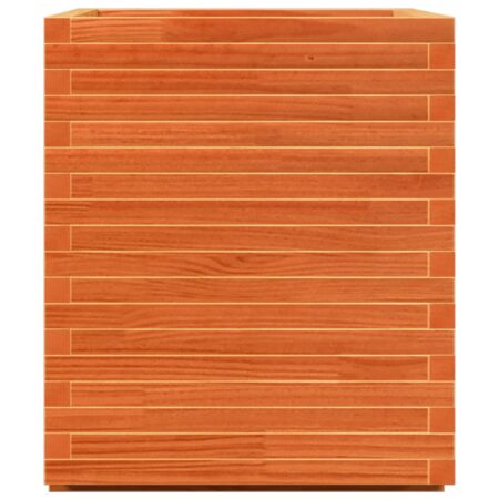 vidaXL plantekasse 90x60x72,5 cm massivt fyrretræ gyldenbrun