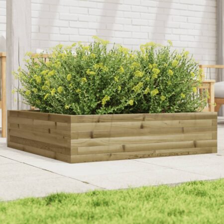 vidaXL plantekasse 90x90x23 cm imprægneret fyrretræ