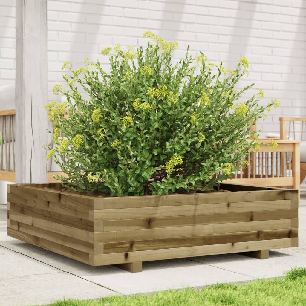 vidaXL plantekasse 90x90x26,5 cm imprægneret fyrretræ vidaXL plantekasse 90x90x26,5 cm imprægneret fyrretræ