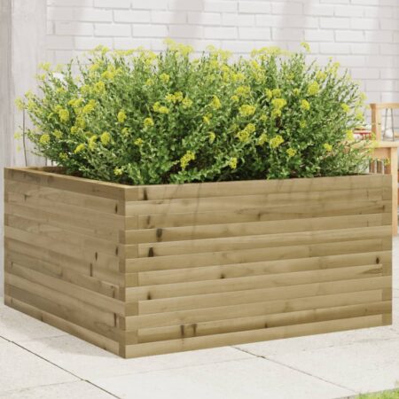 vidaXL plantekasse 90x90x46 cm imprægneret fyrretræ