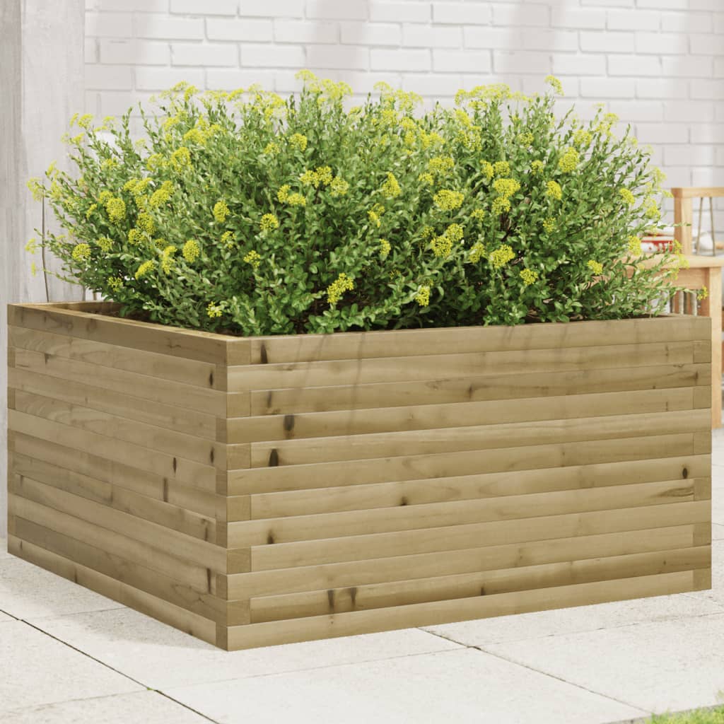 vidaXL plantekasse 90x90x46 cm imprægneret fyrretræ vidaXL plantekasse 90x90x46 cm imprægneret fyrretræ