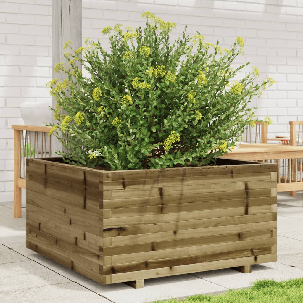 vidaXL plantekasse 90x90x49,5 cm imprægneret fyrretræ vidaXL plantekasse 90x90x49,5 cm imprægneret fyrretræ