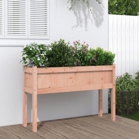 vidaXL plantekasse med ben 110x31x70 cm massivt douglasgran