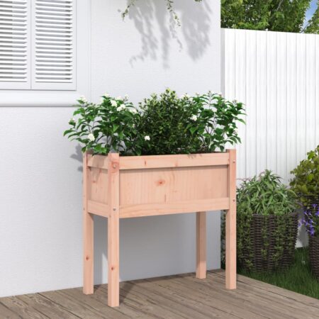 vidaXL plantekasse med ben 70x31x70 cm massivt douglasgran