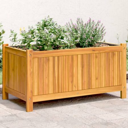 vidaXL plantekasse med for 80x42x40 cm massivt akacietræ