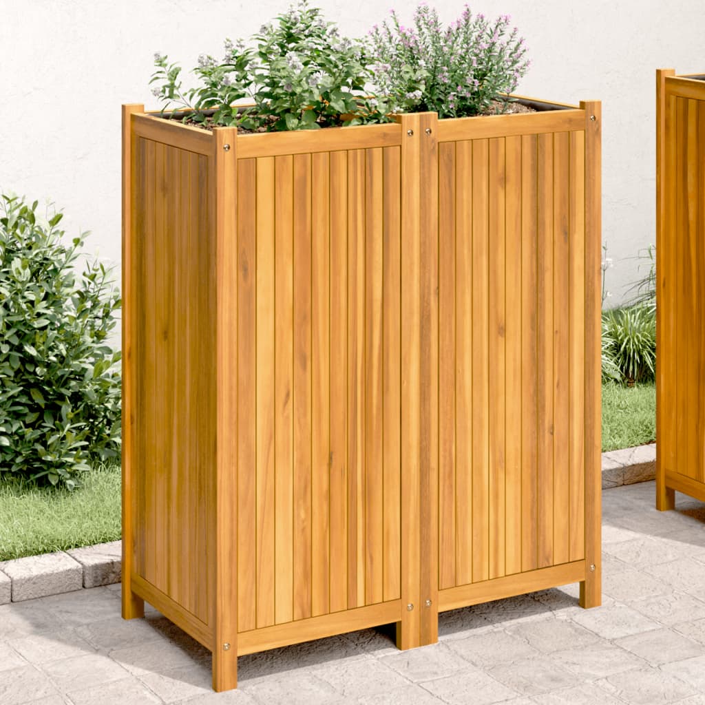 vidaXL plantekasse med for 84x42x100 cm massivt akacietræ vidaXL plantekasse med for 84x42x100 cm massivt akacietræ