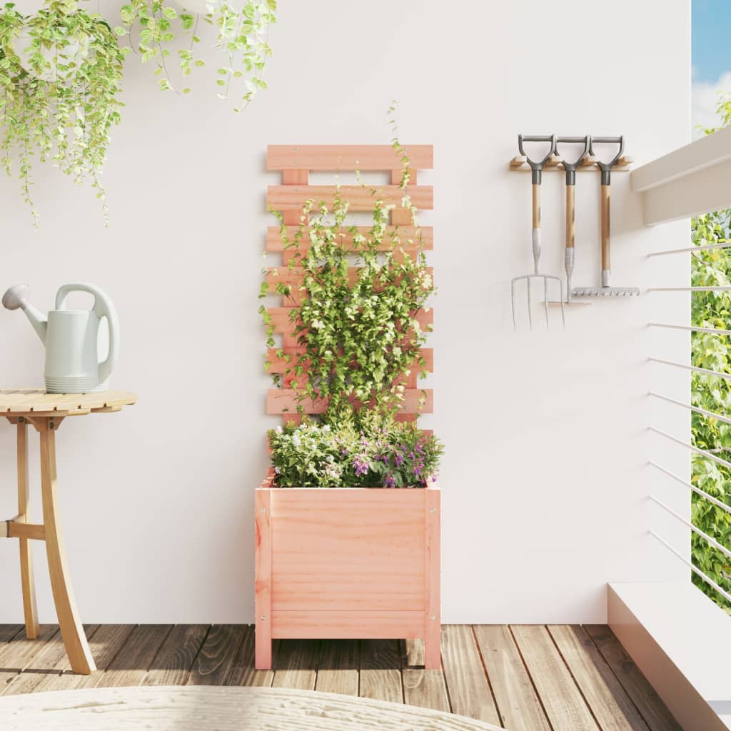 vidaXL plantekasse med stativ 39x39,5x114 cm massivt douglasgran vidaXL plantekasse med stativ 39x39,5x114 cm massivt douglasgran