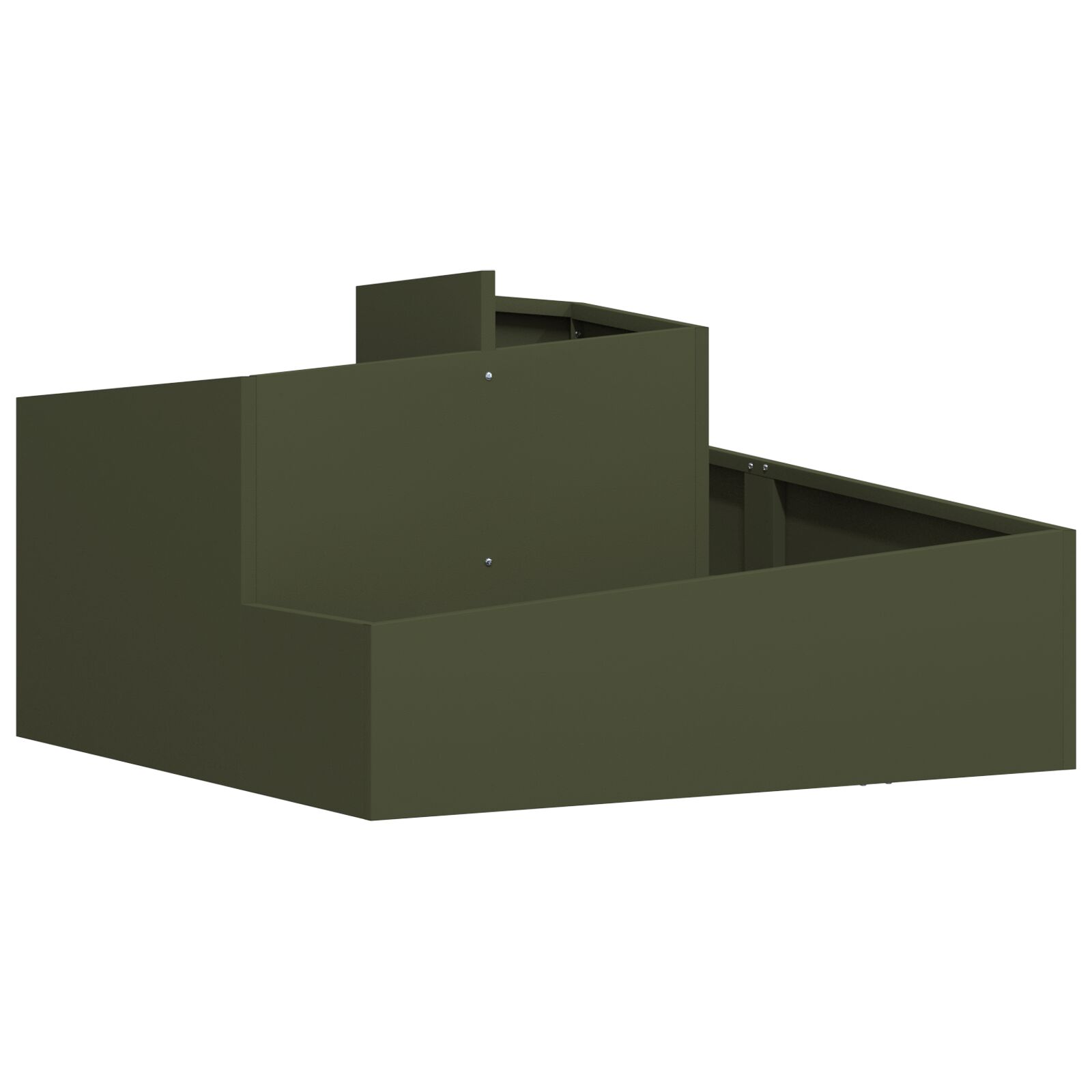 vidaXL plantekasse olivengrøn 80x80x50 cm vidaXL plantekasse olivengrøn 80x80x50 cm