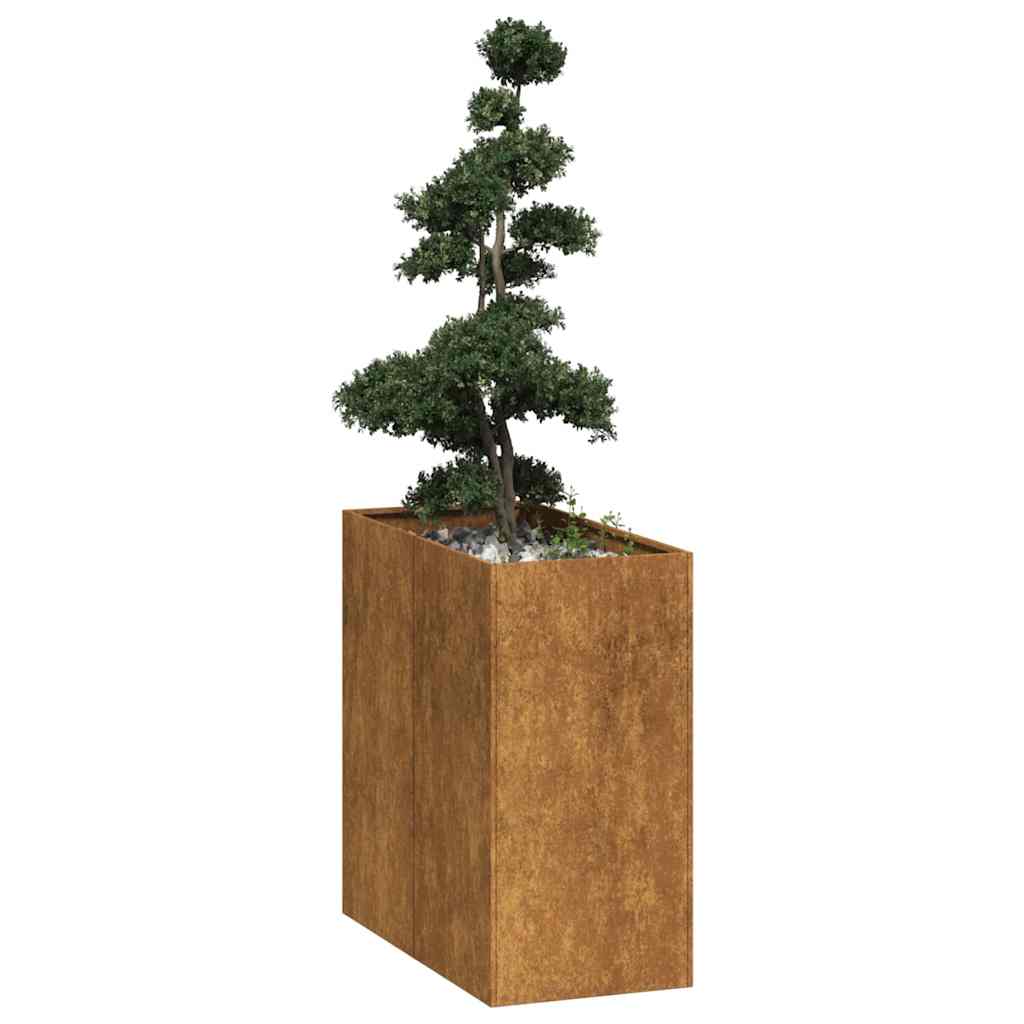 vidaXL plantekasse rustfarvet 40x80x80 cm forvitringsstål vidaXL plantekasse rustfarvet 40x80x80 cm forvitringsstål