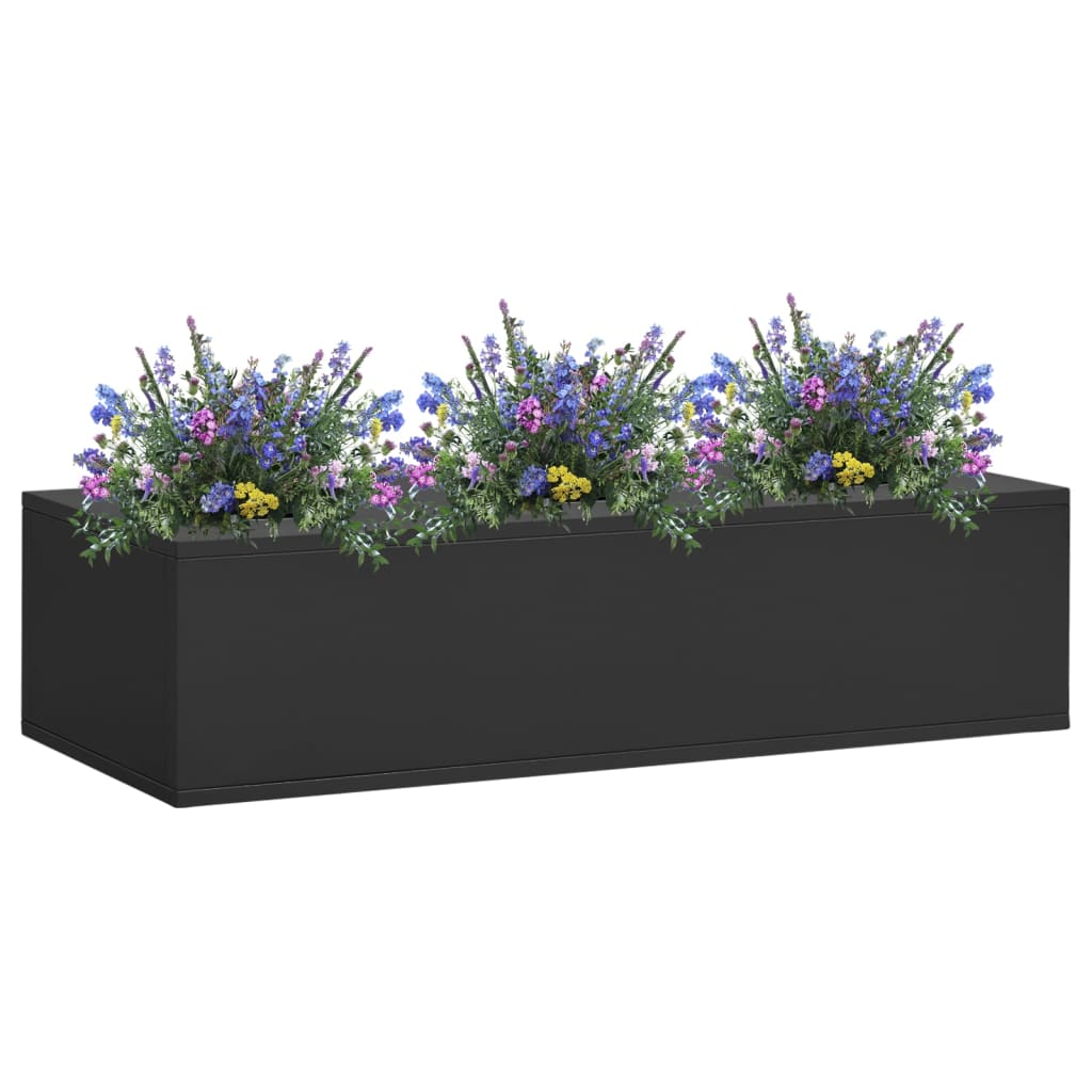 vidaXL plantekasse til kontor 90x40x23 cm stål antracitgrå vidaXL plantekasse til kontor 90x40x23 cm stål antracitgrå