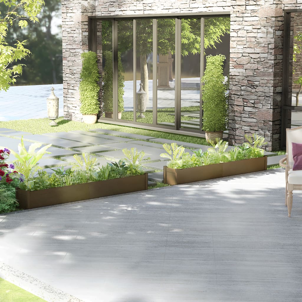 vidaXL plantekasser 2 stk. 200x31x31 cm massivt fyrretræ gyldenbrun vidaXL plantekasser 2 stk. 200x31x31 cm massivt fyrretræ gyldenbrun