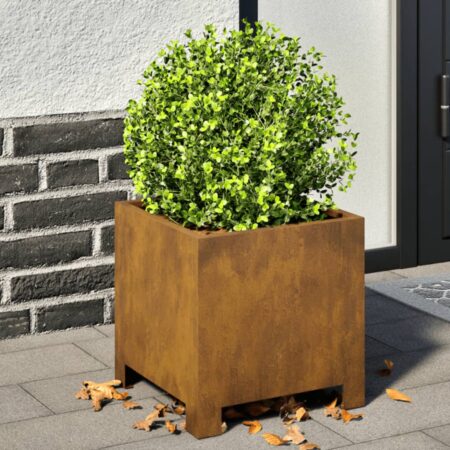 vidaXL plantekasser 2 stk. 30x30x30 cm cortenstål
