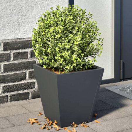 vidaXL plantekasser 2 stk. 30x30x30 cm stål antracitgrå