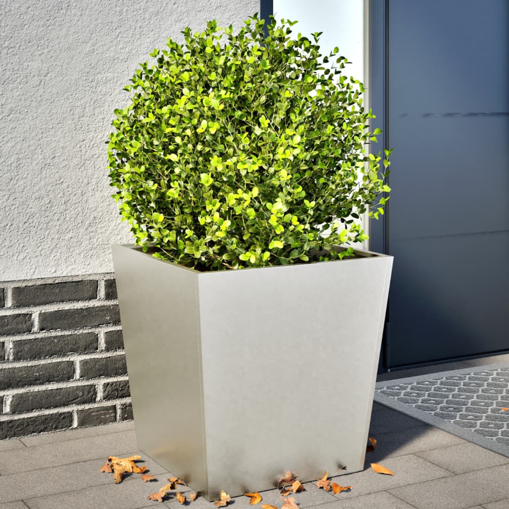 vidaXL plantekasser 2 stk. 50x50x50 cm rustfrit stål vidaXL plantekasser 2 stk. 50x50x50 cm rustfrit stål