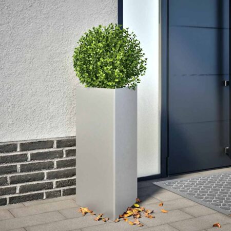vidaXL plantekasser 2stk. 40x40x75 cm trekantet galvaniseret stål