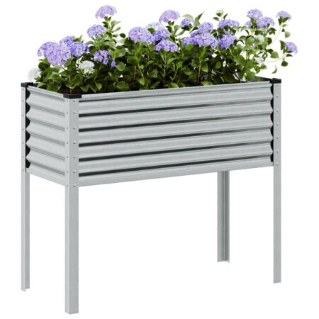 vidaXL plantekrukke 100x41x90 cm galvaniseret stål