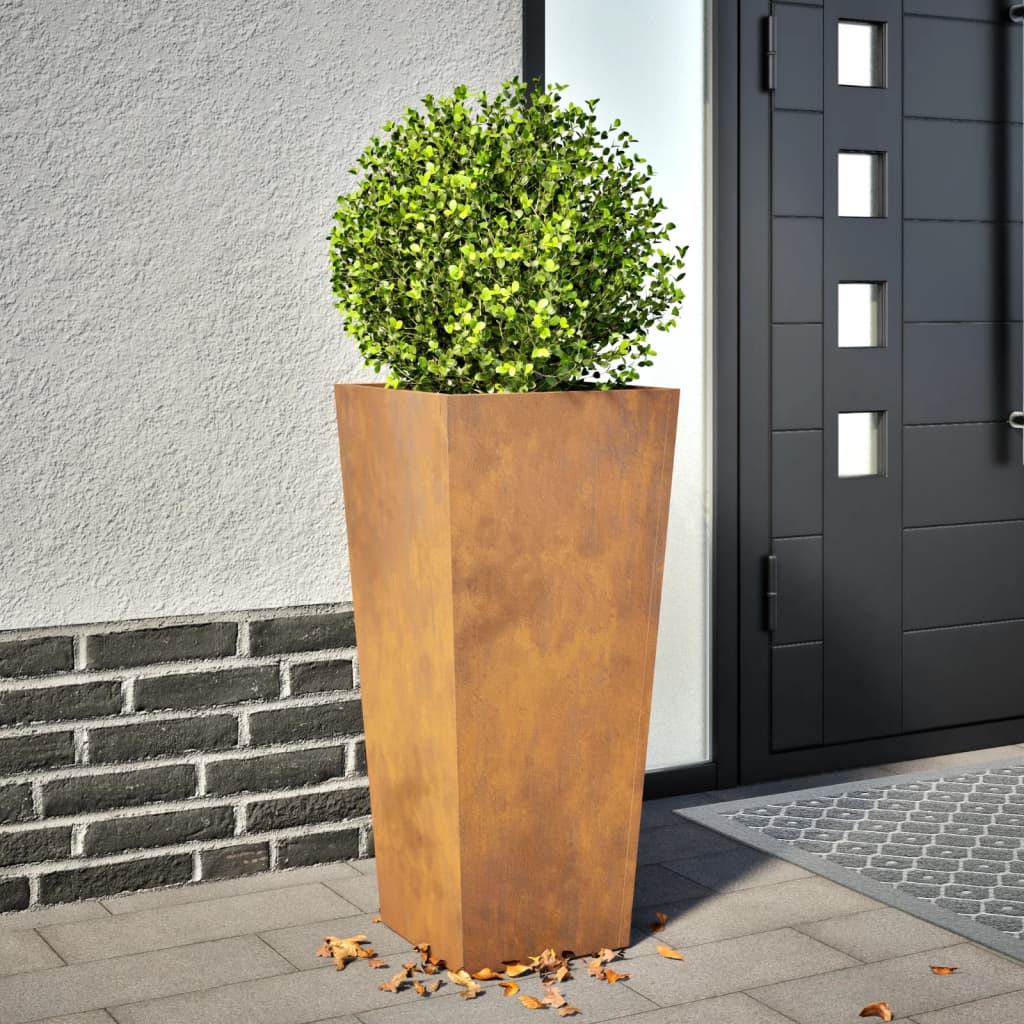 vidaXL plantekrukke 35x35x75 cm cortenstål vidaXL plantekrukke 35x35x75 cm cortenstål