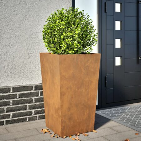 vidaXL plantekrukke 45x45x75 cm cortenstål
