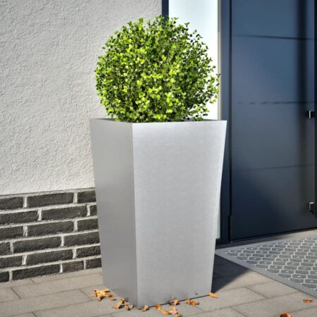 vidaXL plantekrukke 45x45x75 cm galvaniseret stål