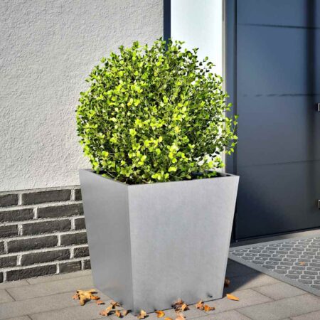 vidaXL plantekrukke 50x50x50 cm galvaniseret stål