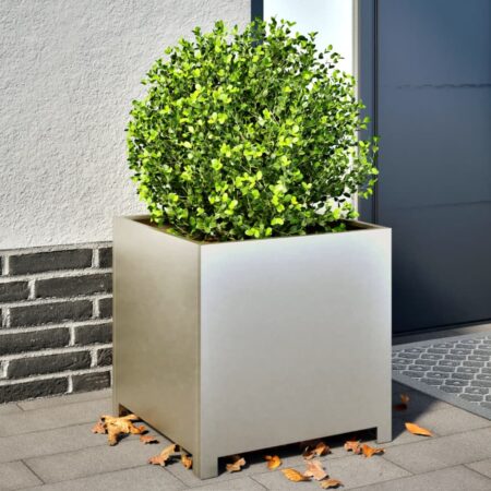vidaXL plantekrukke 50x50x50 cm rustfrit stål