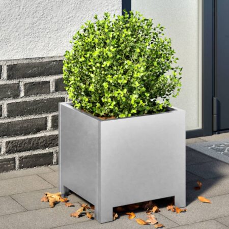 vidaXL plantekrukker 2 stk. 30x30x30 cm galvaniseret stål