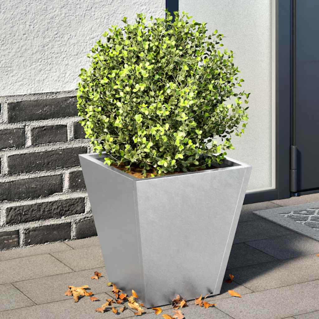 vidaXL plantekrukker 2 stk. 30x30x30 cm galvaniseret stål vidaXL plantekrukker 2 stk. 30x30x30 cm galvaniseret stål