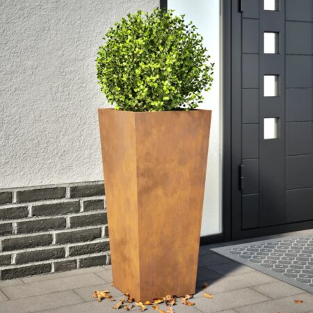 vidaXL plantekrukker 2 stk. 35x35x75 cm cortenstål