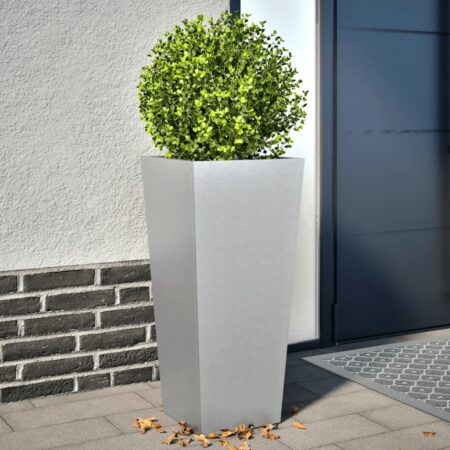 vidaXL plantekrukker 2 stk. 35x35x75 cm galvaniseret stål