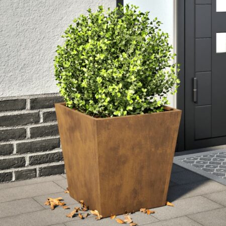 vidaXL plantekrukker 2 stk. 40x40x40 cm cortenstål
