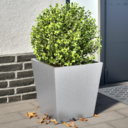 vidaXL plantekrukker 2 stk. 40x40x40 cm galvaniseret stål