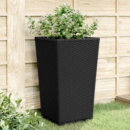 vidaXL plantekurve 2 stk. 32,5x32,5x57 cm PP sort