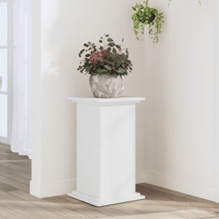 vidaXL plantestativ 33x33x60 cm konstrueret træ hvid