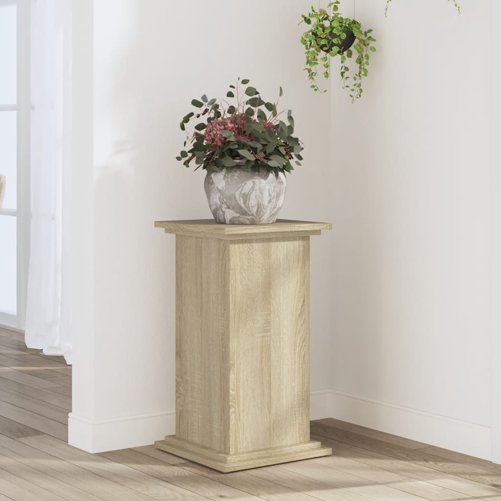 vidaXL plantestativ 33x33x60 cm konstrueret træ sonoma-eg vidaXL plantestativ 33x33x60 cm konstrueret træ sonoma-eg