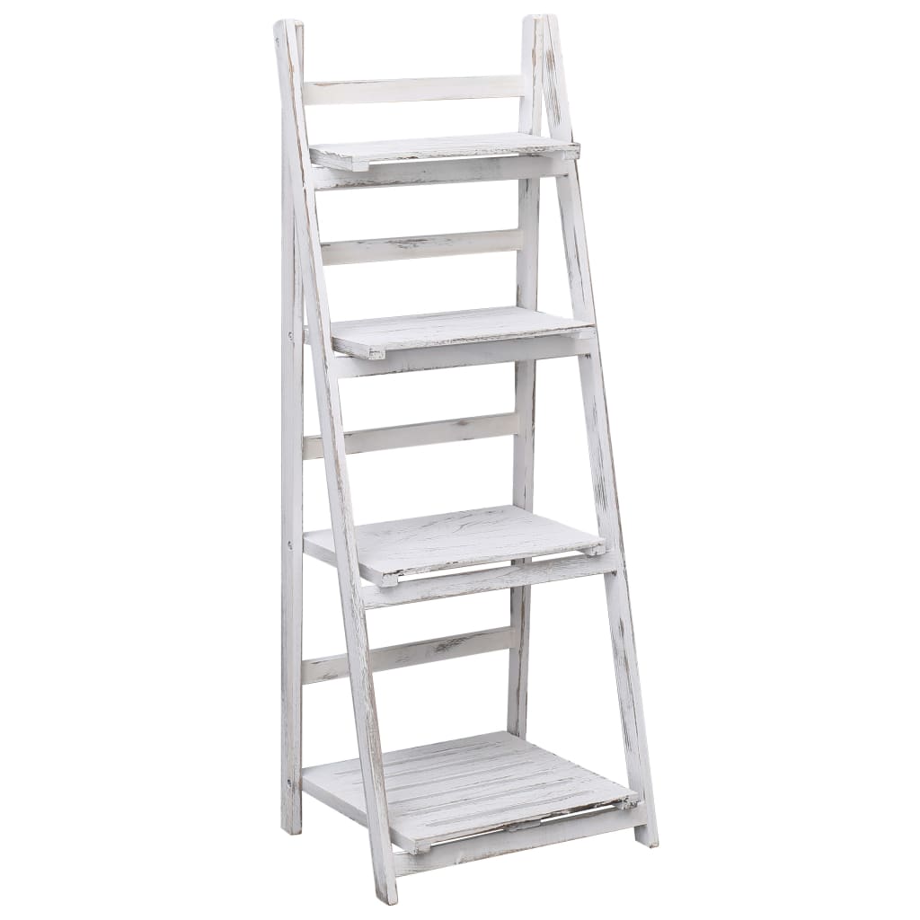 vidaXL plantestativ i 4 niveauer 43 x 33 x 113 cm træ hvid vidaXL plantestativ i 4 niveauer 43 x 33 x 113 cm træ hvid