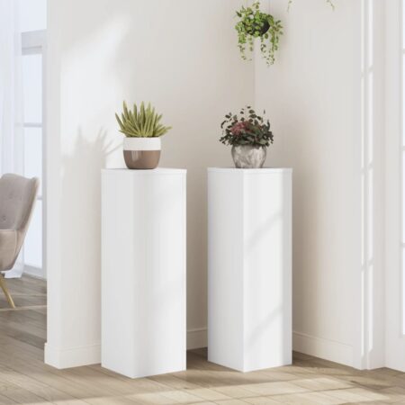 vidaXL plantestativer 2 stk. 25x25x80 cm konstrueret træ hid