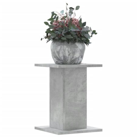 vidaXL plantestativer 2 stk. 30x30x40 cm konstrueret træ betongrå