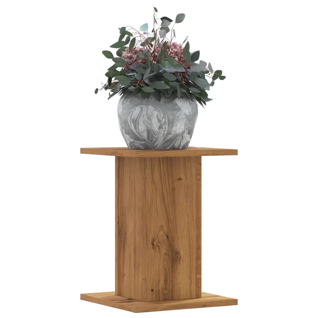 vidaXL plantestativer 2 stk. 30x30x40 cm konstrueret træ egetræsfarvet vidaXL plantestativer 2 stk. 30x30x40 cm konstrueret træ egetræsfarvet