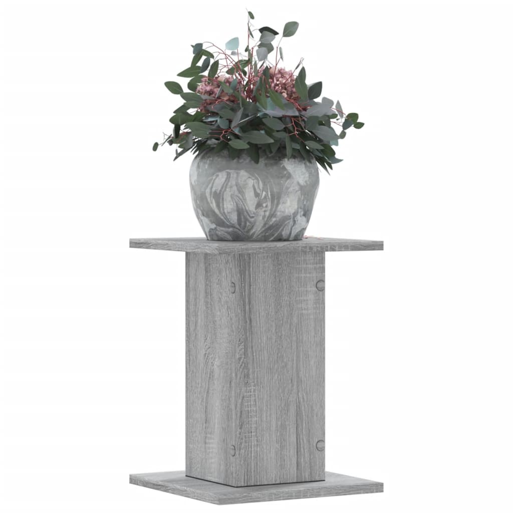 vidaXL plantestativer 2 stk. 30x30x40 cm konstrueret træ grå sonoma-eg vidaXL plantestativer 2 stk. 30x30x40 cm konstrueret træ grå sonoma-eg