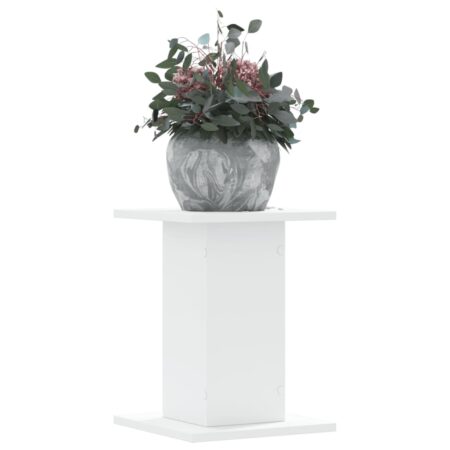 vidaXL plantestativer 2 stk. 30x30x40 cm konstrueret træ hvid