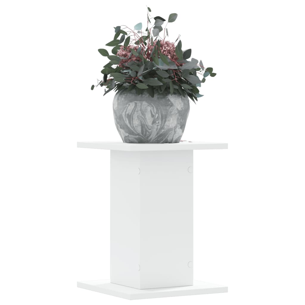 vidaXL plantestativer 2 stk. 30x30x40 cm konstrueret træ hvid vidaXL plantestativer 2 stk. 30x30x40 cm konstrueret træ hvid