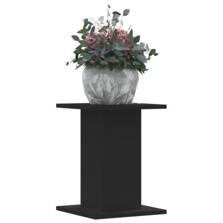 vidaXL plantestativer 2 stk. 30x30x40 cm konstrueret træ sort